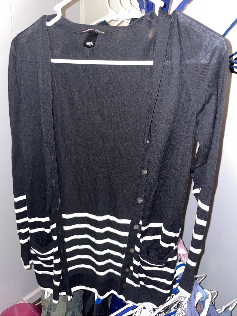 Victoria's Secret Black Knit Cardigan